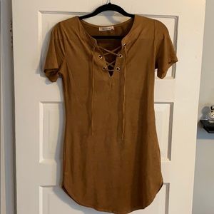 Suede Dress